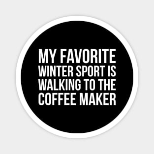 My Favorite Winter Sport Magnet